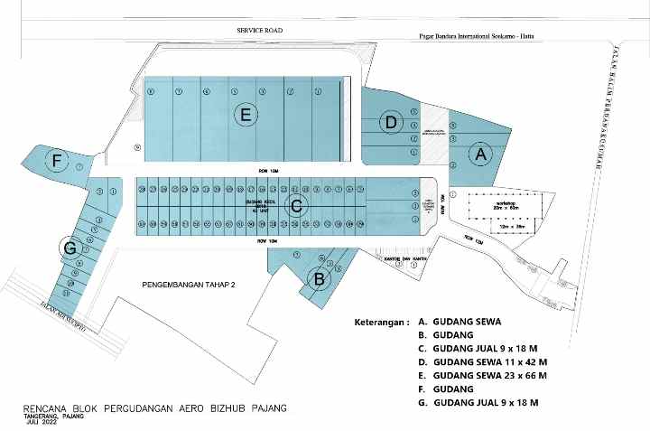 dijual ruko gudang kantor pajang kec benda kota