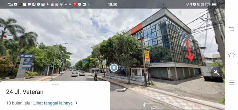 dijual ruko veteran surabaya