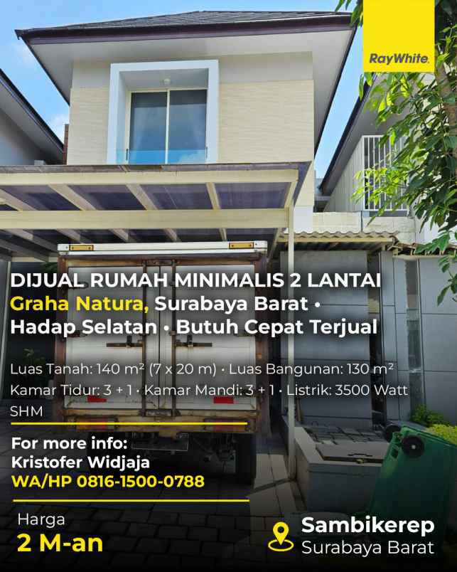 dijual rumah acacia graha natura