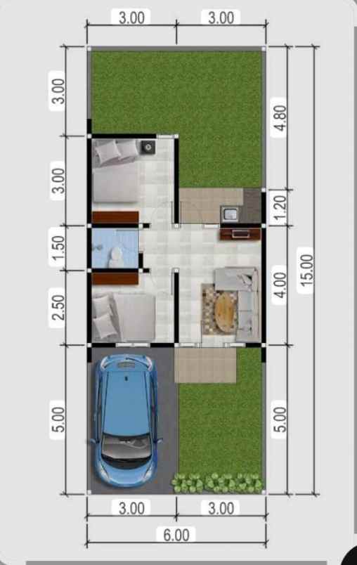 dijual rumah alana regency cemandi