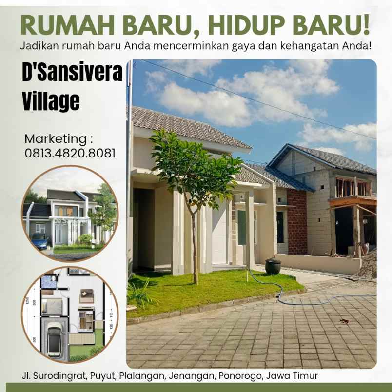 dijual rumah baru syariah ponorogo
