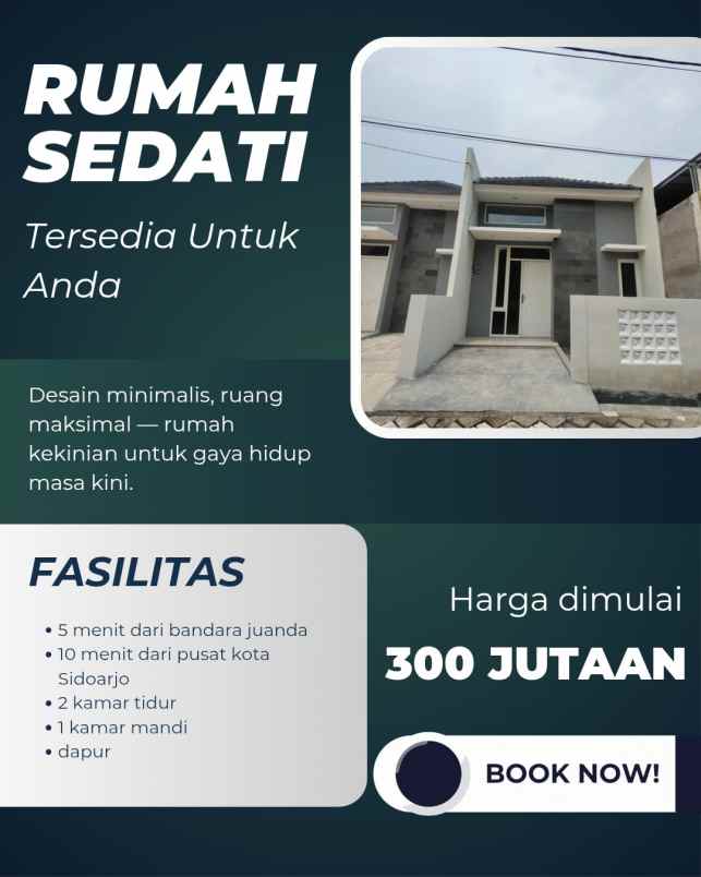 dijual rumah cemandi sedati