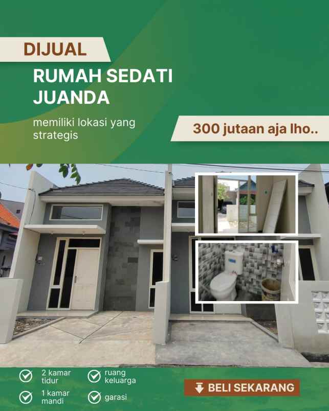 dijual rumah cemandi sedati