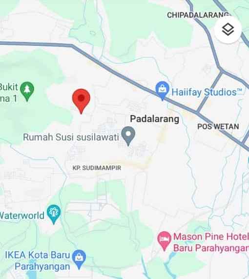 dijual rumah desa padalarang kecamatan