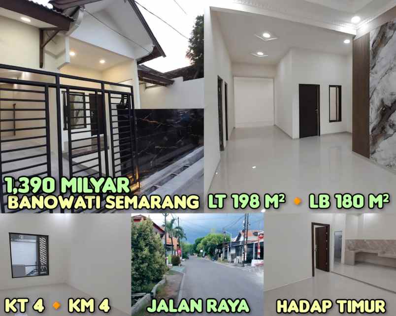 dijual rumah di banowati utara semarang