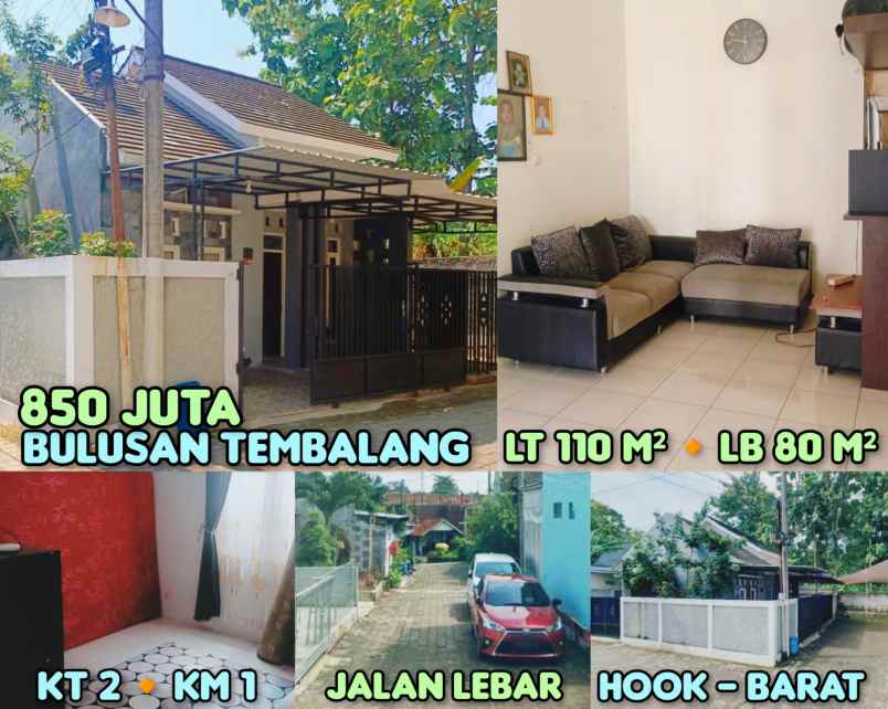 dijual rumah di bulusan tembalang semarang