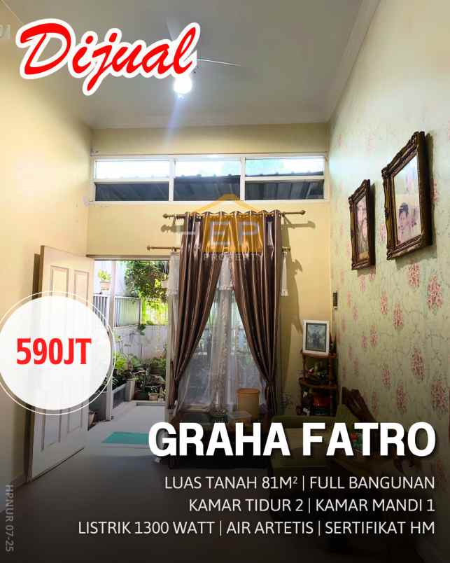 dijual rumah di graha fatro pedurungan semarang