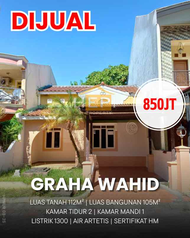 dijual rumah di graha wahid semarang
