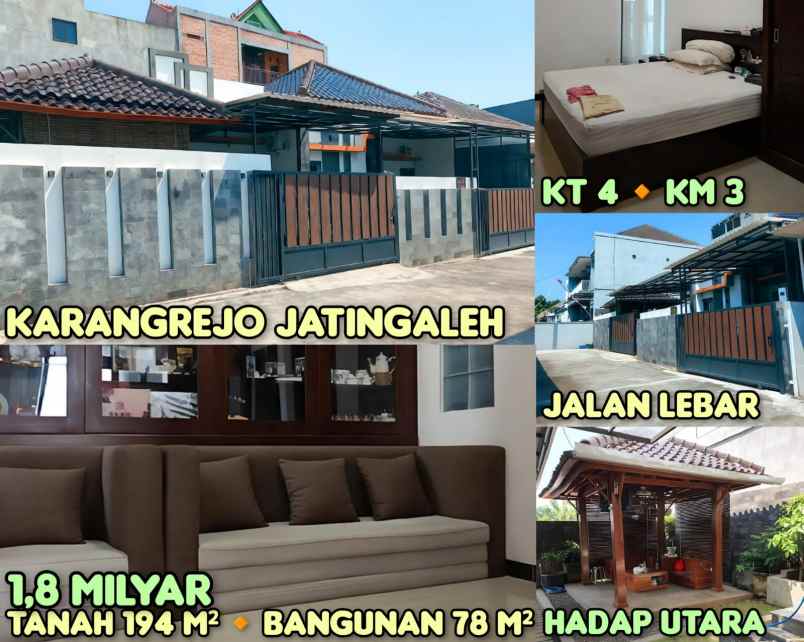 dijual rumah di karangrejo semarang