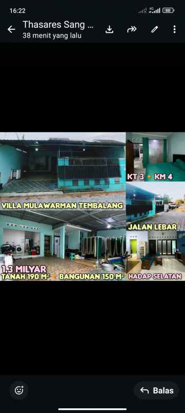 dijual rumah di villa mulawarman tembalang semarang