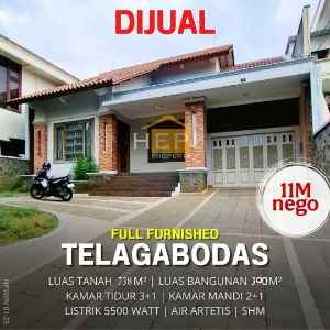 dijual rumah full furnished di telagabodas semarang