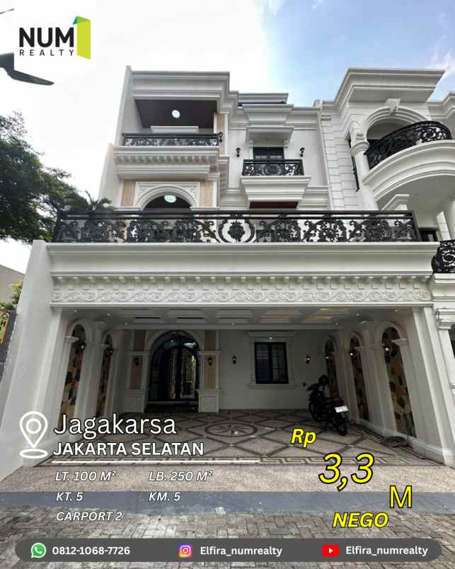 dijual rumah jagakarsa jakarta selatan
