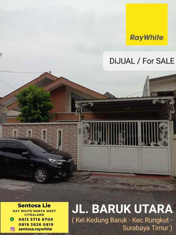 dijual rumah jalan baruk utara