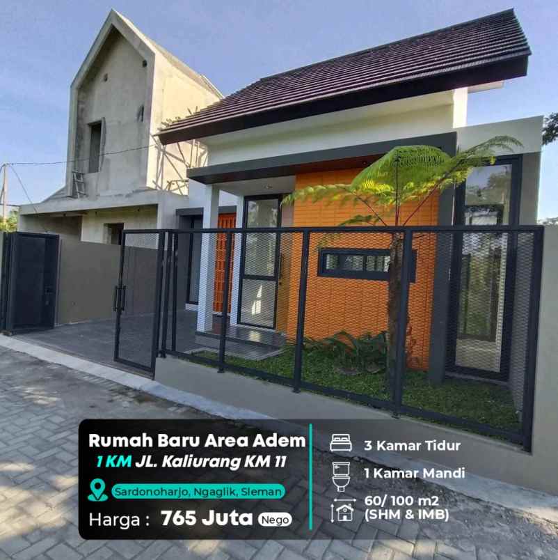 dijual rumah jalan kaliurang km 11