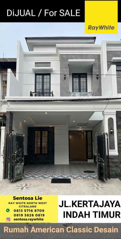 dijual rumah jalan kertajaya indah timur