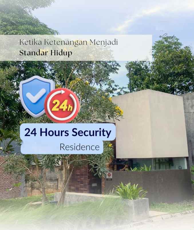 dijual rumah jalan raya pondok cabe golf