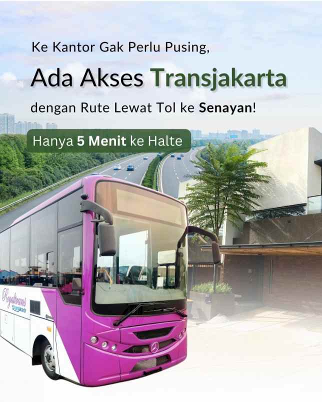 dijual rumah jalan raya pondok cabe golf