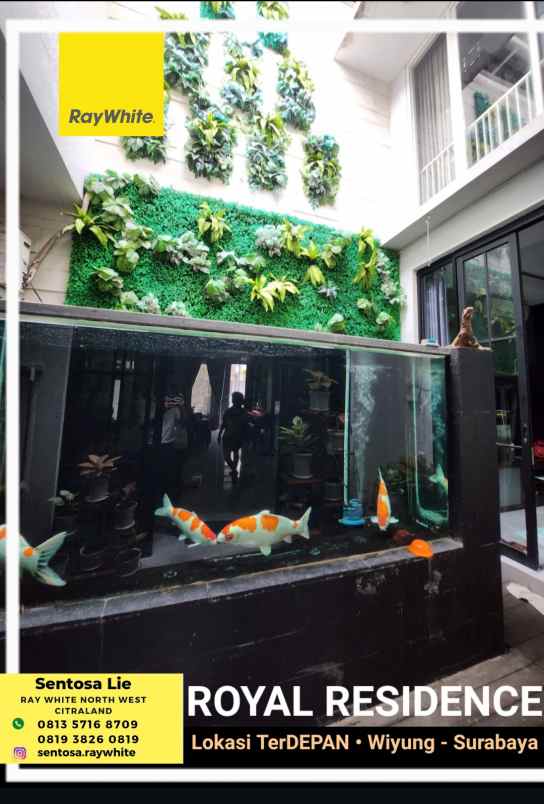 dijual rumah jalan royal residence