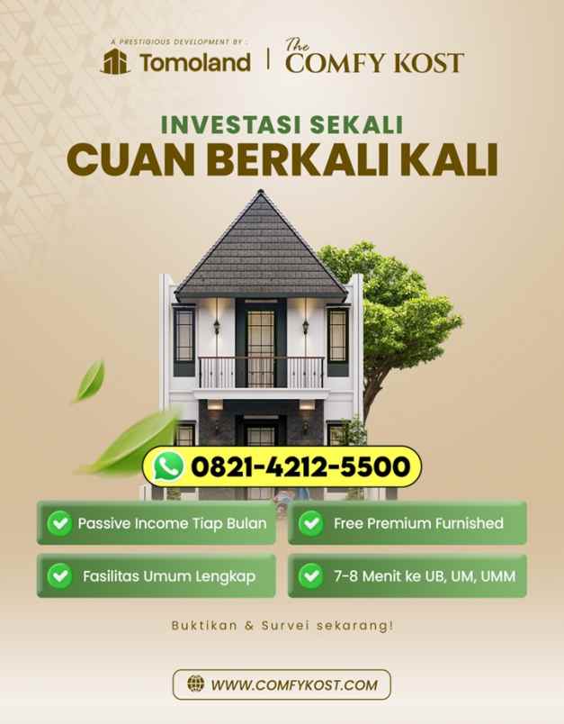 dijual rumah jl chili joyogrand blok