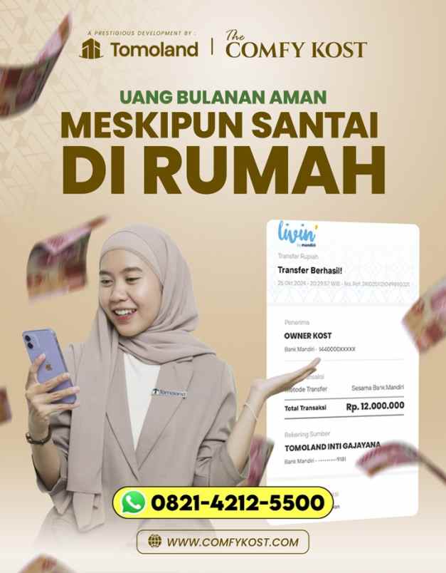 dijual rumah jl chili joyogrand blok