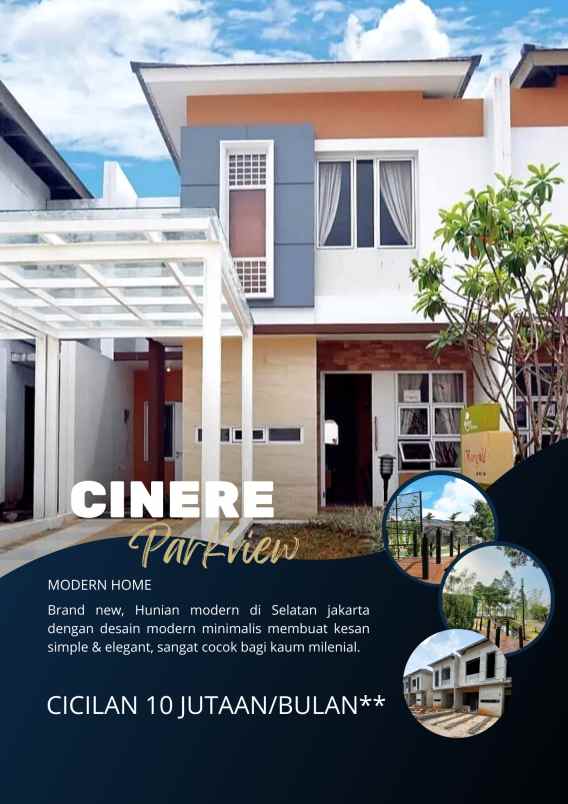 dijual rumah jl cinere parkview raya