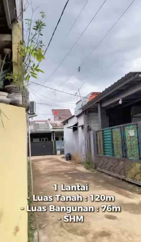 dijual rumah jl kalibaru cilodong