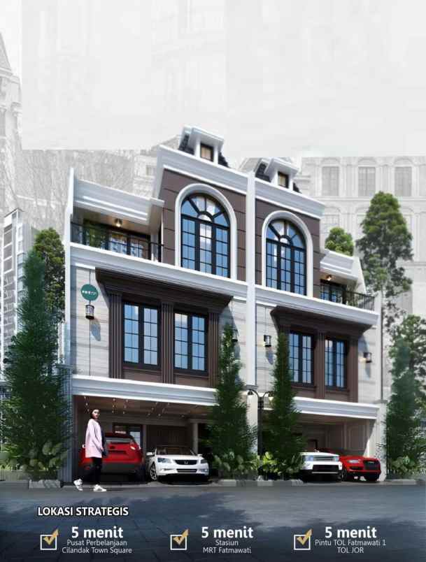 dijual rumah jl tunda bara cilandak