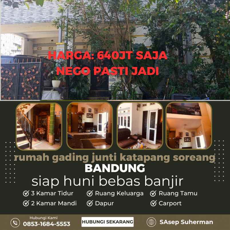 dijual rumah junti katapang soreang bandung