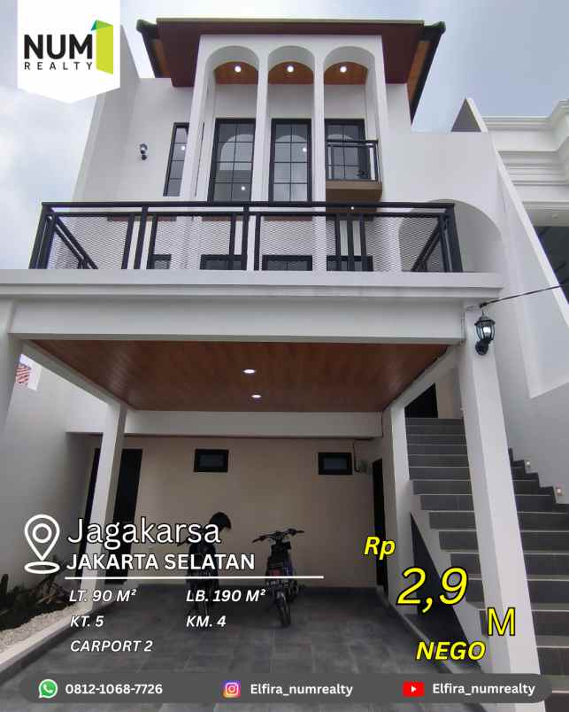 dijual rumah kahfi 1 raya jagakarsa
