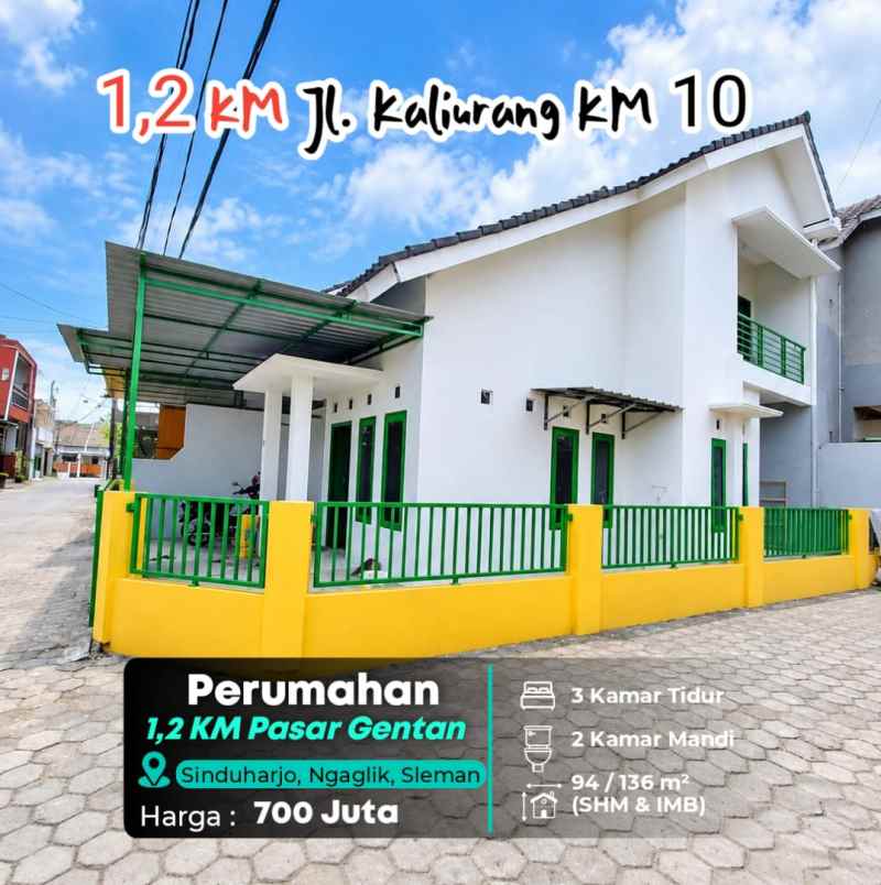dijual rumah kaliurang km 10