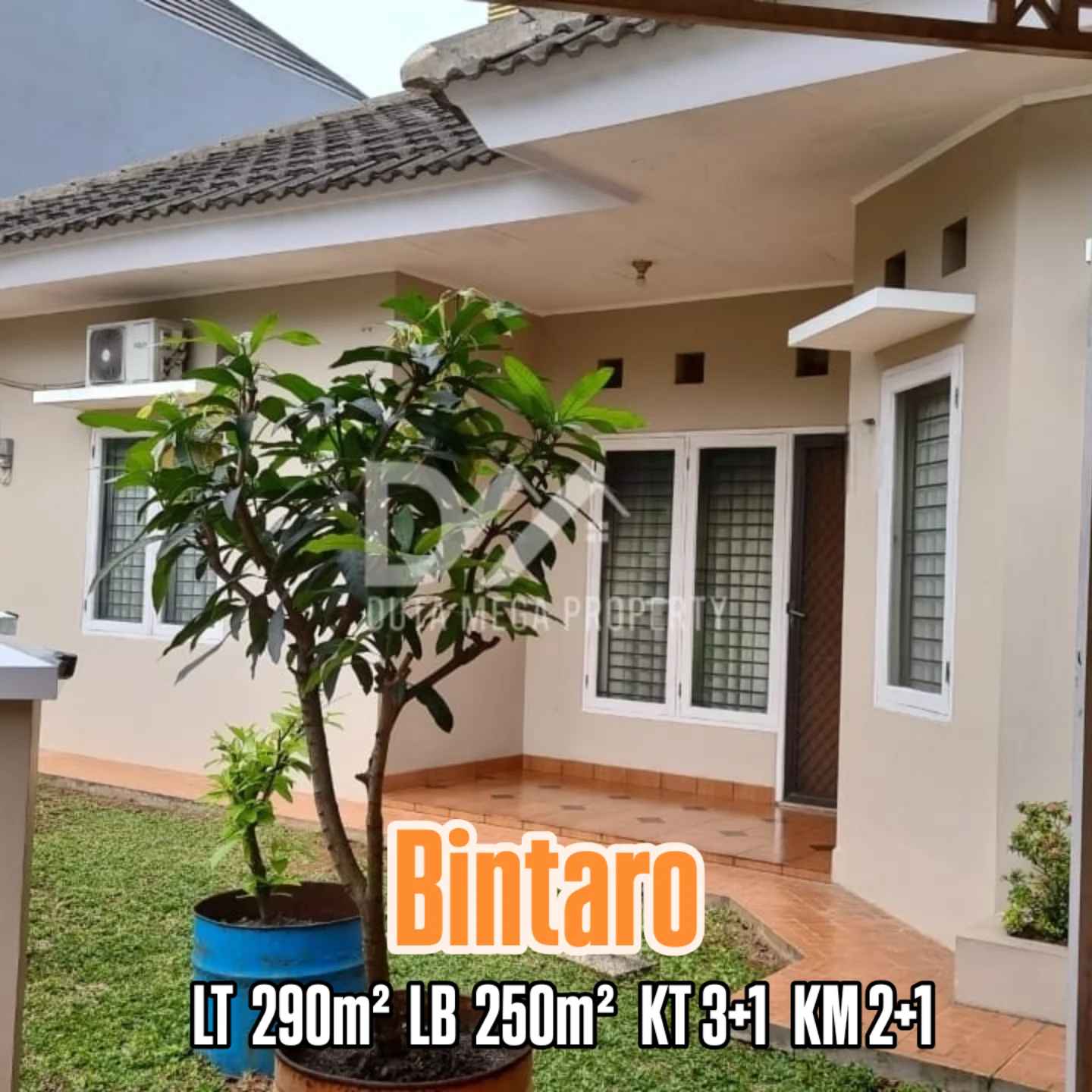 dijual rumah luas di graha bintaro