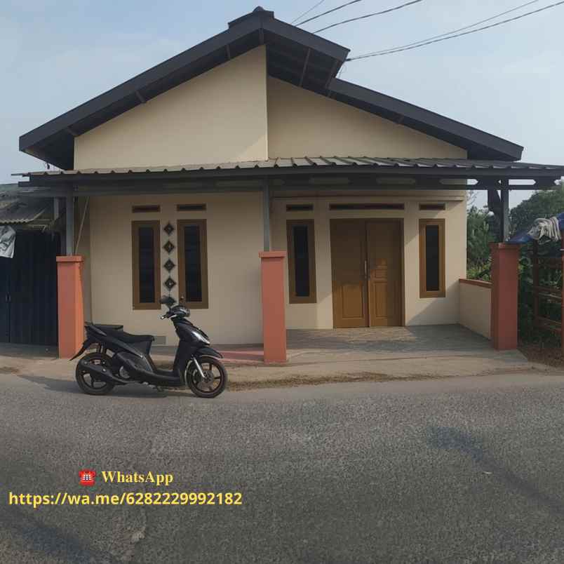 dijual rumah murah pinggir jalan raya sepatan