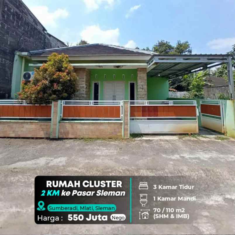 dijual rumah pasar sleman