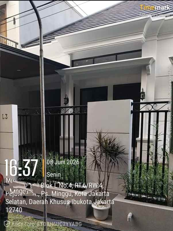 dijual rumah pejaten barat pasar minggu