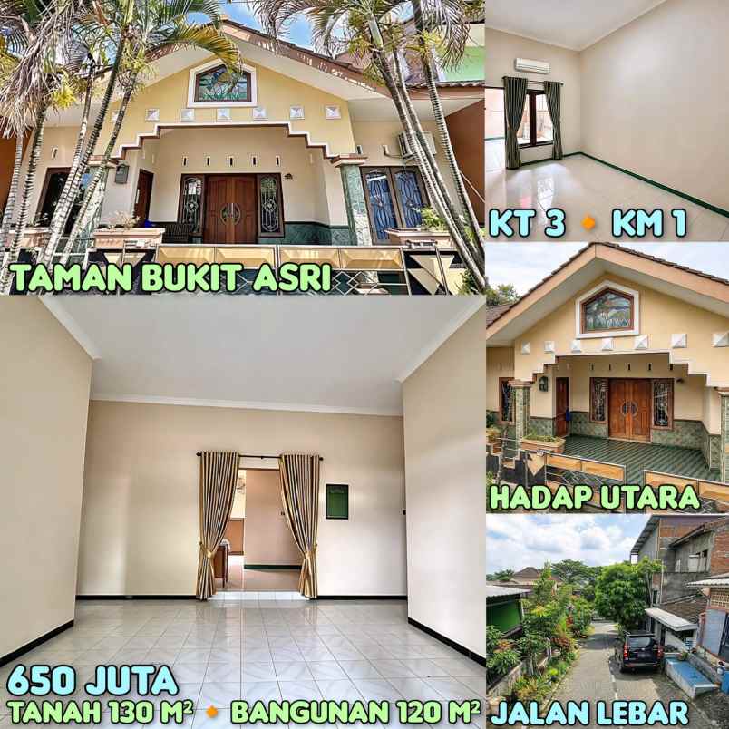 dijual rumah perum taman bukit asri