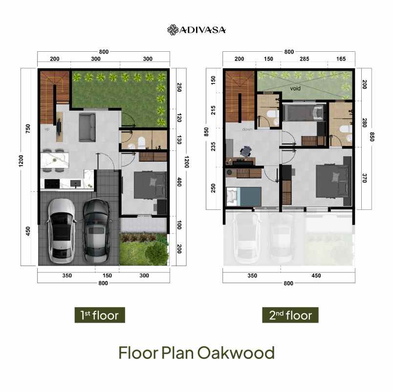 dijual rumah perumahan adivasa jl