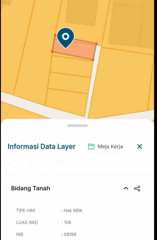 dijual rumah pete