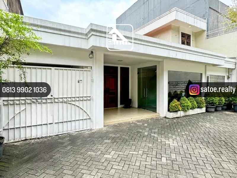dijual rumah rawa barat kebayoran baru