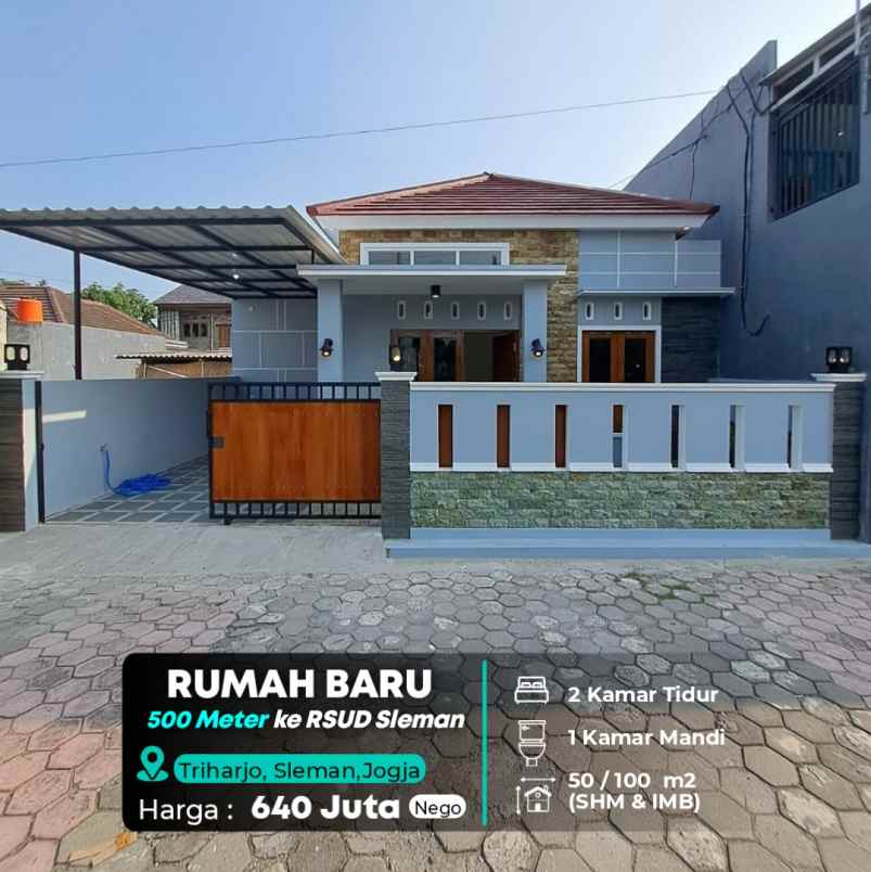 dijual rumah rsud sleman