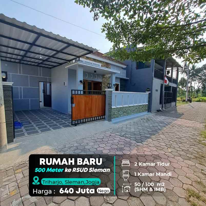 dijual rumah rsud sleman