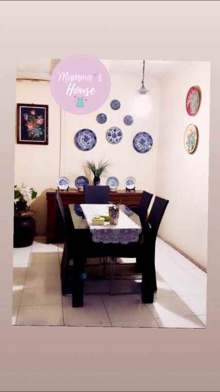 dijual rumah taman modern