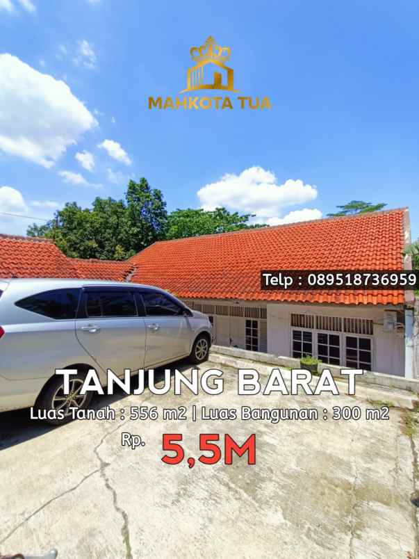 dijual rumah tanjung barat