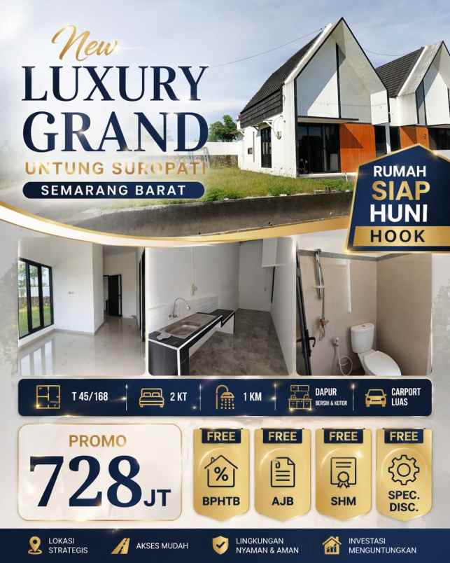 dijual rumah untung suropati
