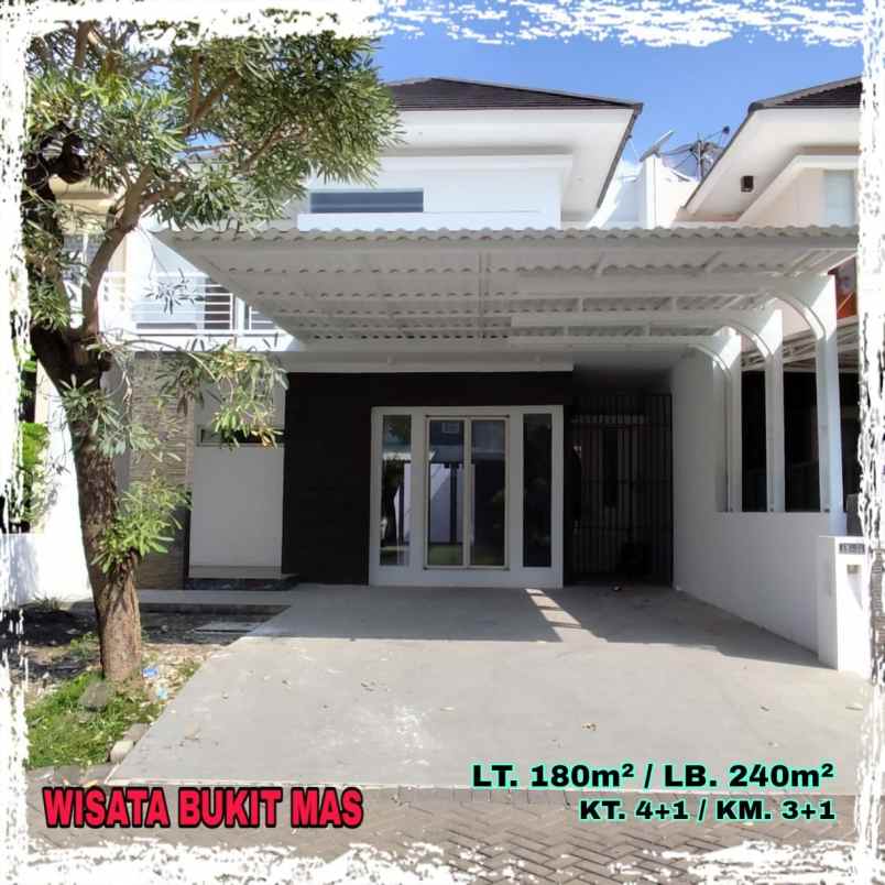 dijual rumah wisata bukit mas