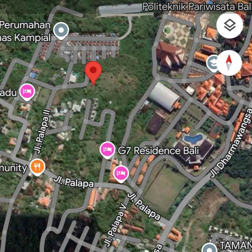 dijual tanah belakang poltek kampial