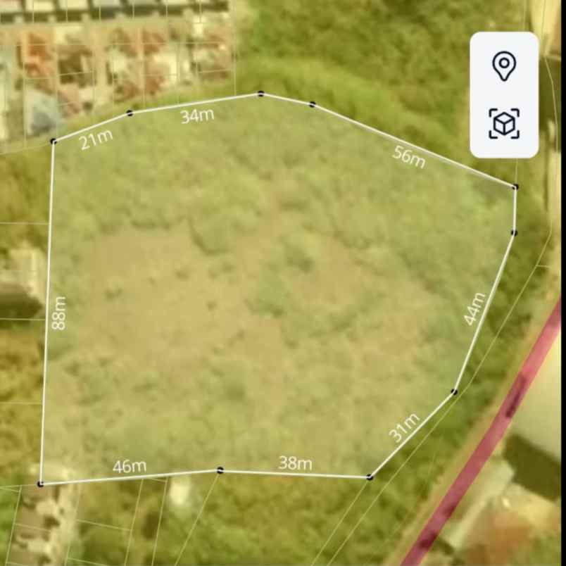 dijual tanah belakang poltek kampial