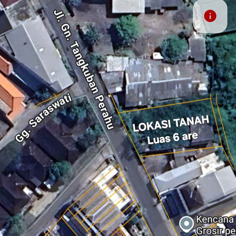 dijual tanah dam peraupan