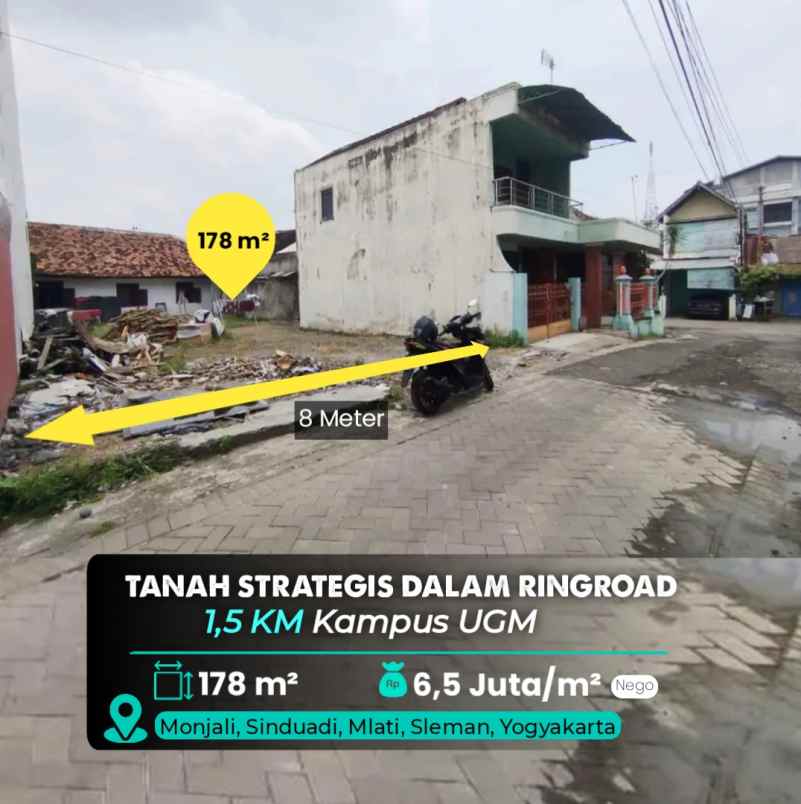dijual tanah dekat ugm