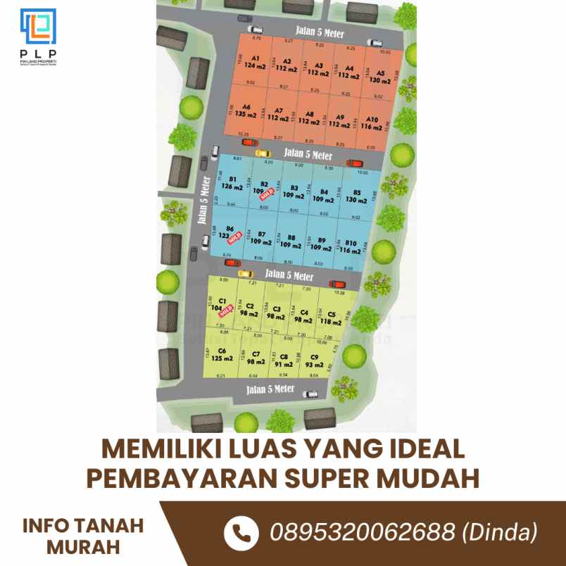 dijual tanah gedongan sumberagung