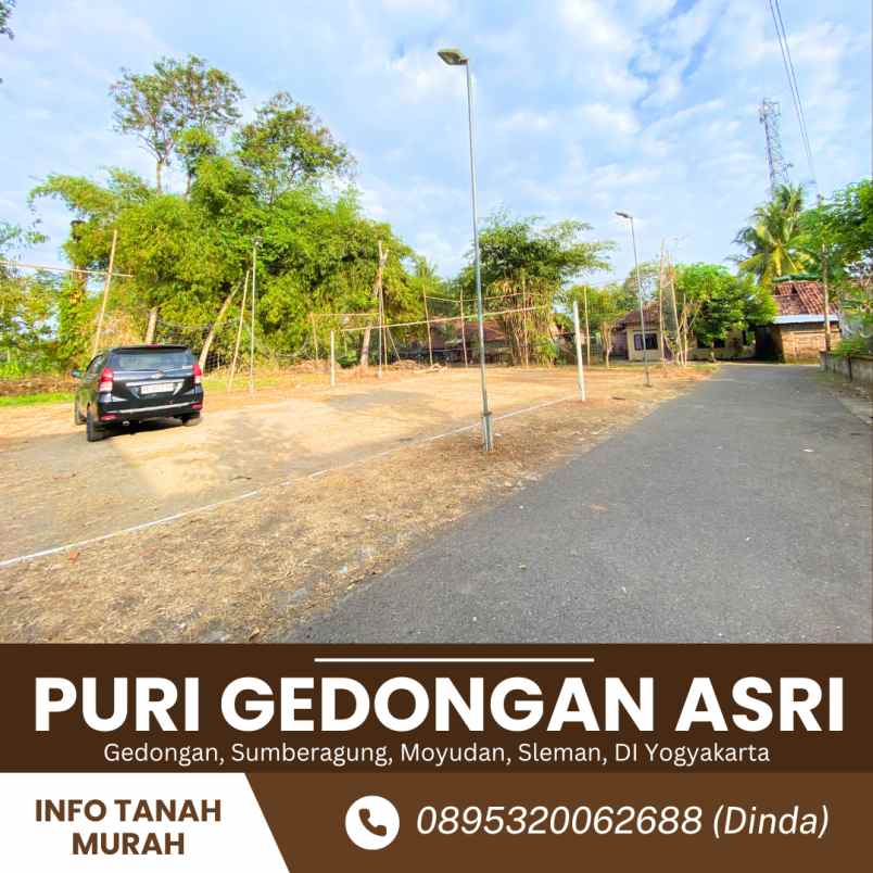 dijual tanah gedongan sumberagung